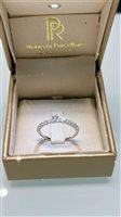 Ring Roberta Piscettaro Gioielleria Woman in White Gold Diamante 0.24 Ct ANSOL024 - ANSOL024